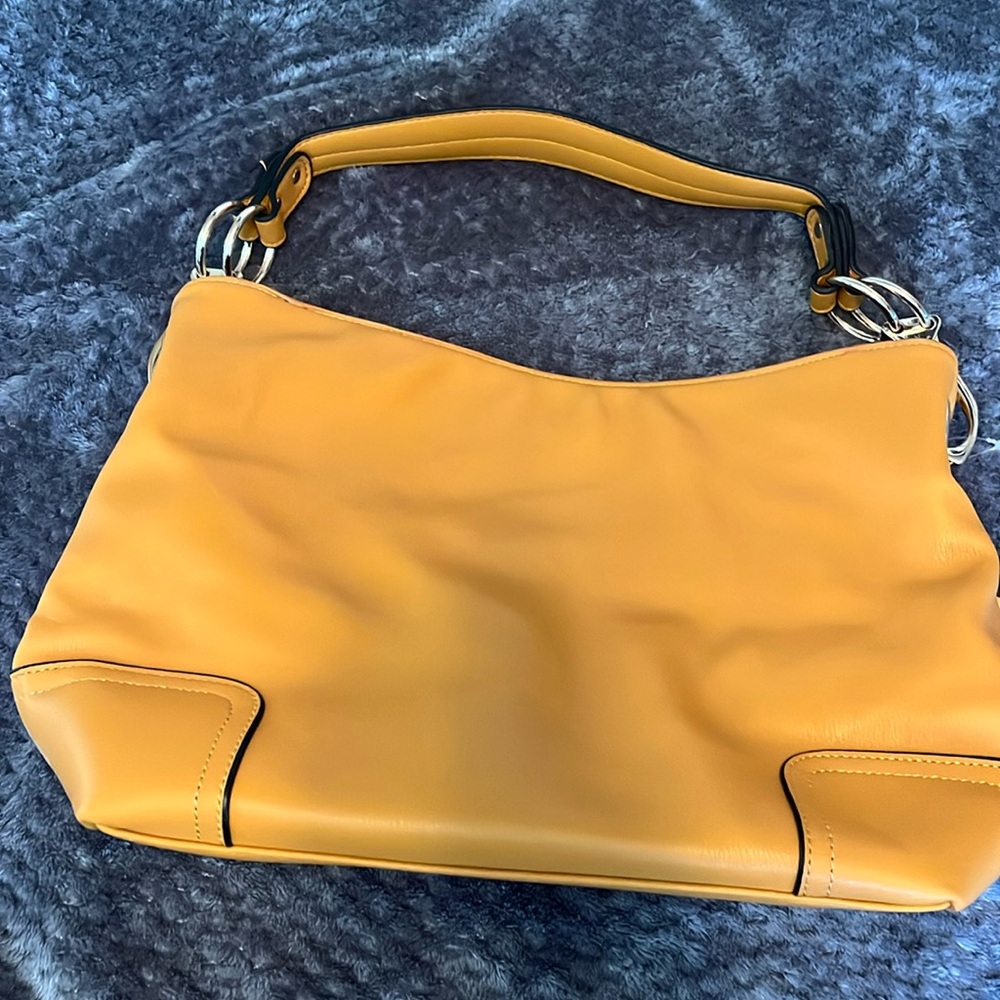 Brand new never used vegan leather shoulder bag